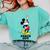 Disney Mickey Mouse Peace Out Totally Retro Graduation Comfort Colors Sweatshirt Chalky Mint