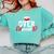 Doctor Of Education Over Educated EdD Doctorate Graduation Comfort Colors Sweatshirt Chalky Mint