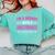 Doctoral Degree Graduation Woman With a Doctorate Comfort Colors Sweatshirt Chalky Mint