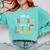 Doctorate Degree PhD Graduation PsyD Woman EdD Psychology Comfort Colors Sweatshirt Chalky Mint