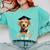 Dog Class Of 2024 Graduation Senior 2024 Men Women Girls Kids Comfort Colors Sweatshirt Chalky Mint