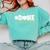 DONE Class Of 2024 Graduation For Her Him Grad Senior 2024 Comfort Colors Sweatshirt Chalky Mint