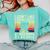 I Don't Like Morning People Introvert Introverted Antisocial Comfort Colors Sweatshirt Chalky Mint