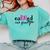 Earned Not Given Nurse Graduation Comfort Colors Sweatshirt Chalky Mint