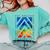 Eat Beach Sleep Repeat Summer Vacation Graduation Tees Men Women Kids Comfort Colors Sweatshirt Chalky Mint
