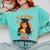 Educated Latina Graduation Day Grad Si Se Pudo Class Of 2024 Comfort Colors Sweatshirt Chalky Mint