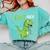 EMT Rex Paramedic Graduation Firefighter Comfort Colors Sweatshirt Chalky Mint