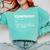 Equinetrovert Definition Equestrian Introvert Horse Lover Comfort Colors Sweatshirt Chalky Mint