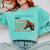Equinetrovert Definition Equine Horse Riding Introvert Comfort Colors Sweatshirt Chalky Mint