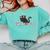 Ew People Cat Anti Social Introvert Comfort Colors Sweatshirt Chalky Mint
