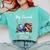 My Favorite Airman Calls Me Nana Air Force Graduation Nana Comfort Colors Sweatshirt Chalky Mint