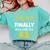 Finally Done With This Bs Bachelor's Bachelor Graduation Comfort Colors Sweatshirt Chalky Mint