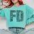 Fire Academy Graduation T-Shirt Firefighter Support Tee Comfort Colors Sweatshirt Chalky Mint