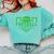 Football Senior Night Football Senior 2025 Graduation 24 Comfort Colors Sweatshirt Chalky Mint