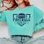 Football Senior Night Football Senior 2025 Graduation 44 Comfort Colors Sweatshirt Chalky Mint