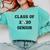 FUN CLASS OF 2020 SENIOR SOCCER GRADUATION GIFT SHIRT Comfort Colors Sweatshirt Chalky Mint