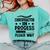 Future Chiropractor Graduation Chiropractic Student Graduate Comfort Colors Sweatshirt Chalky Mint