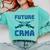 Future CRNA Nurse Anesthetist Student Nursing RN Graduation Comfort Colors Sweatshirt Chalky Mint