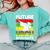 Future HBCU African American Gradute Graduation Comfort Colors Sweatshirt Chalky Mint