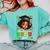Future HBCU Grad Girl Kids Graduation HBCU College Comfort Colors Sweatshirt Chalky Mint
