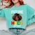 Future HBCU Grad Girl HBCU Toddler Kids Graduation Comfort Colors Sweatshirt Chalky Mint
