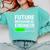 Future Mechanical Engineer Cool Graduation Comfort Colors Sweatshirt Chalky Mint