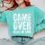 Game Over Class Of 2019 Graduation Senior T-Shirt Comfort Colors Sweatshirt Chalky Mint