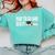 GED Graduation For Him Her Women Men GED Graduate Comfort Colors Sweatshirt Chalky Mint