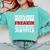 Genealogist Miracle Worker Genealogy Graduation Comfort Colors Sweatshirt Chalky Mint