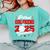 Girlfriend Of a 2025 Graduate Prom Graduation 25 VolleyBall Comfort Colors Sweatshirt Chalky Mint