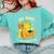 Go Away I'm Introverting Cat Coffee Headphones Comfort Colors Sweatshirt Chalky Mint