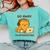 Go Away I'm Introverting Cozy Cat With Laptop And Coffee Comfort Colors Sweatshirt Chalky Mint