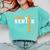 Golf Senior Night Golf Senior 2025 Graduation 15 Comfort Colors Sweatshirt Chalky Mint