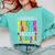 Goodbye Kinder Garten Hello 1st Grade Graduation 2024 Comfort Colors Sweatshirt Chalky Mint
