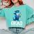 Grad Class Of 2025 Boys Shark Graduation Graduated Comfort Colors Sweatshirt Chalky Mint
