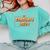 Graduate 2028 Class Of 2028 Senior Graduation Comfort Colors Sweatshirt Chalky Mint