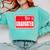 Graduate Class Of 2025 Senior Graduation End Of School Year Comfort Colors Sweatshirt Chalky Mint