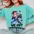 We Out Graduate Dabbing Anime Girl Grad Graduation Comfort Colors Sweatshirt Chalky Mint