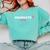 Graduate Flamingo 2018 Cute Graduation Comfort Colors Sweatshirt Chalky Mint