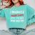 I Graduated Middle School Graduation Comfort Colors Sweatshirt Chalky Mint
