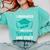 I Graduated Smart Graduation Student College University Comfort Colors Sweatshirt Chalky Mint