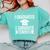 I Graduated I Survived High School Graduation Comfort Colors Sweatshirt Chalky Mint