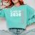 Graduation 2020 Class Of 2020 Senior Comfort Colors Sweatshirt Chalky Mint