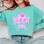 Graduation 2026 Senior 2026 Class Of 2026 Coquette Pink Girl Comfort Colors Sweatshirt Chalky Mint