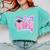 Graduation 2027 Senior 2027 Class Of 2027 Coquette Pink Girl Comfort Colors Sweatshirt Chalky Mint