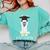 Graduation For Him & Her Got My Dip-Llama Comfort Colors Sweatshirt Chalky Mint