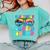 Graduation Cruise Squad Class Of 2025 Vacation Family Grad Comfort Colors Sweatshirt Chalky Mint