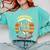 Graduation Day 2024 Graduate For School Degree College Cat Men Women Comfort Colors Sweatshirt Chalky Mint