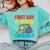 Graduation First Day Of School Crushed It Comfort Colors Sweatshirt Chalky Mint