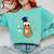 Graduation Flossing Peanut OIT Comfort Colors Sweatshirt Chalky Mint